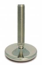 Stainless steel feet – heavy load – Stainless steel adjustable feet Ø 140, 30° tilting screw
